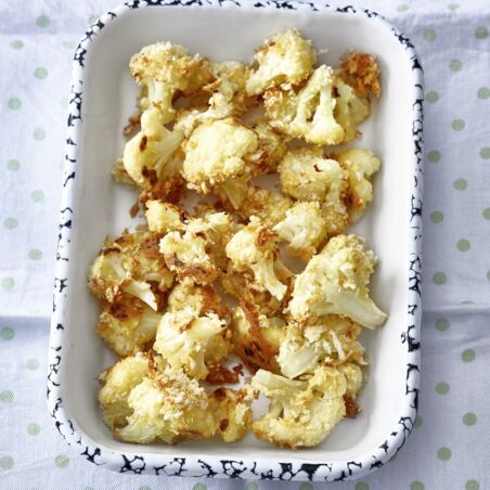 Blumenkohlbissen mit Panko Blumenkohlbissen mit Panko