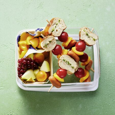 Laugenstangenspieße Laugenstangenspieße