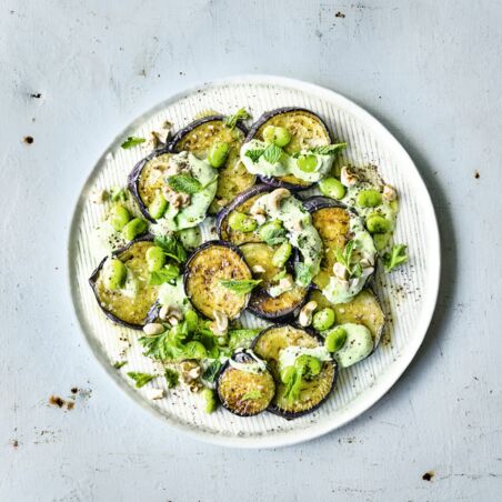 Gebratene Auberginen Gebratene Auberginen