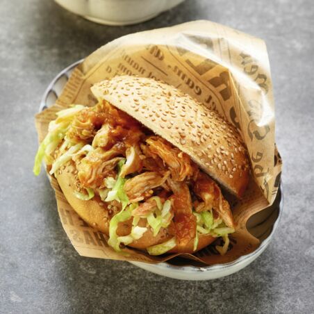 Pulled-Chicken-Sandwich Pulled-Chicken-Sandwich