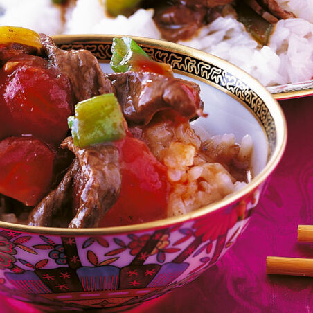 Rindfleisch mit Tomaten Rindfleisch mit Tomaten