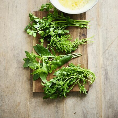 Tortilla mit Kräutern Tortilla mit Kräutern