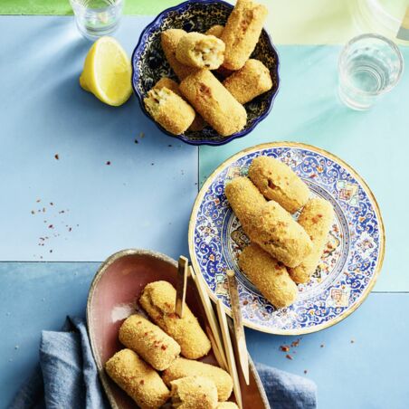 Scharfe Pilzkroketten Scharfe Pilzkroketten