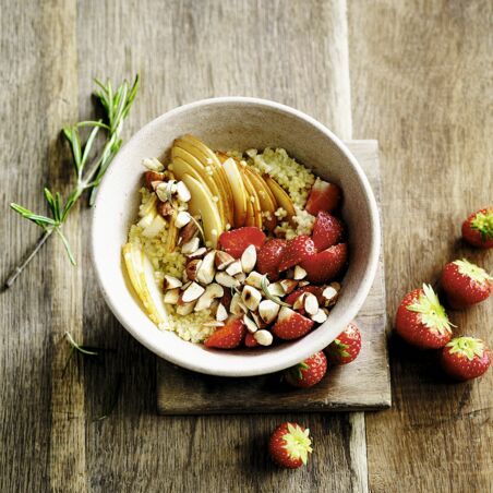 Birnen-Hirse-Porridge Birnen-Hirse-Porridge