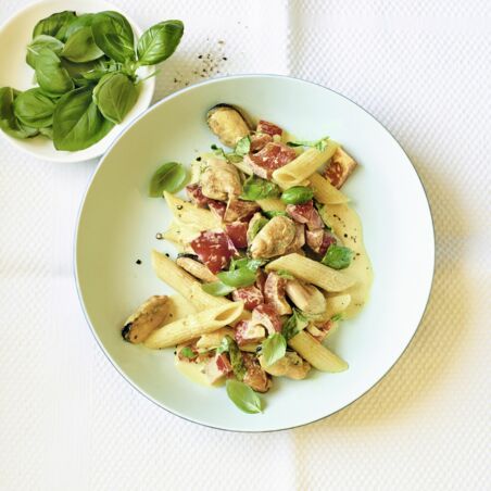 Nudel-Miesmuschel-Salat Nudel-Miesmuschel-Salat