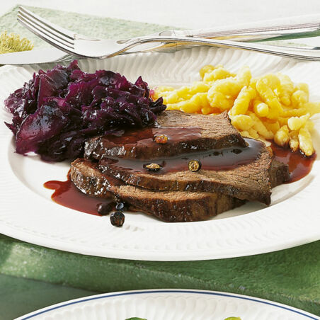 Rehkeule mit Holundersauce Rehkeule mit Holundersauce