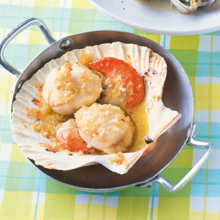 Gratinierte Jakobsmuscheln Gratinierte Jakobsmuscheln