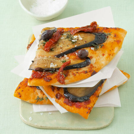 Auberginen-Pizza Auberginen-Pizza