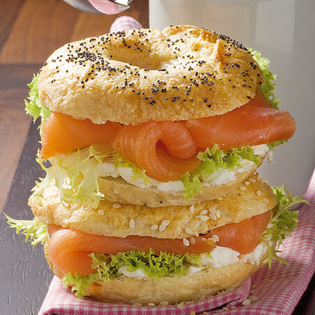Mohn- und Sesam-Bagels Mohn- und Sesam-Bagels