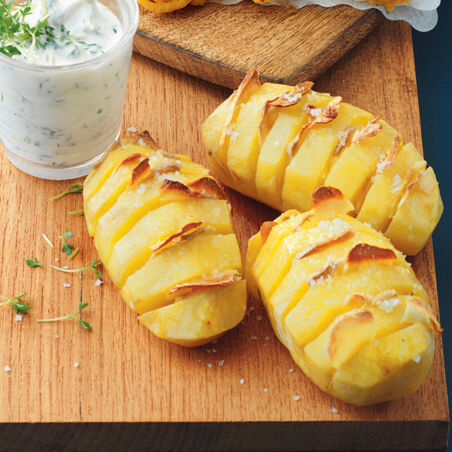 Würzige Kartoffelfächer Würzige Kartoffelfächer