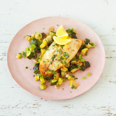 Zitronenfisch mit Zucchini Zitronenfisch mit Zucchini