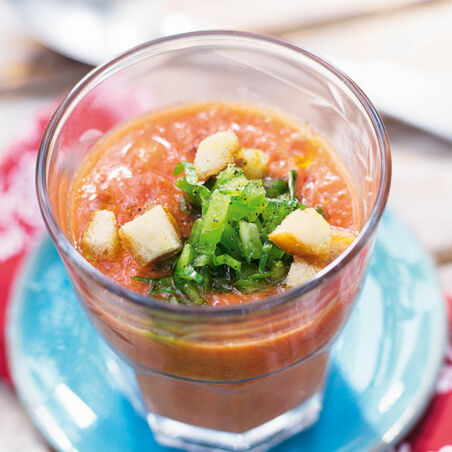 Kalte Gemüsesuppe ‒ fast wie Gazpacho ... Kalte Gemüsesuppe ‒ fast wie Gazpacho ...