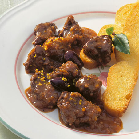 Wildschweinragout mit Chianti Wildschweinragout mit Chianti
