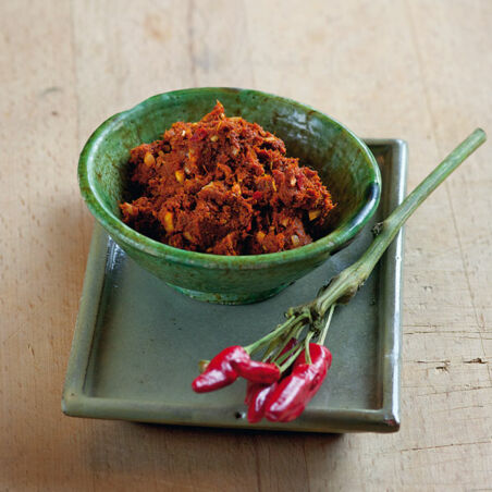 Harissa – scharfe Paprikapaste Harissa – scharfe Paprikapaste