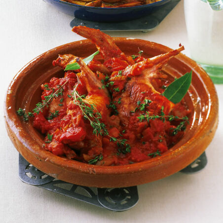 Kaninchen in Tomatensauce Kaninchen in Tomatensauce