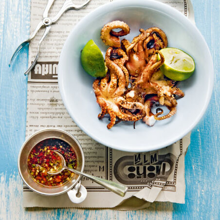 Tintenfische vom Grill (Pla Mük Yang) Tintenfische vom Grill (Pla Mük Yang)