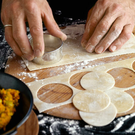 Ravioli mit Kürbisfüllung Ravioli mit Kürbisfüllung