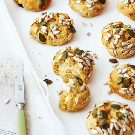 Pastinaken-Ingwer-Brötchen Pastinaken-Ingwer-Brötchen