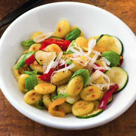 Gnocchi-Gemüse-Salat