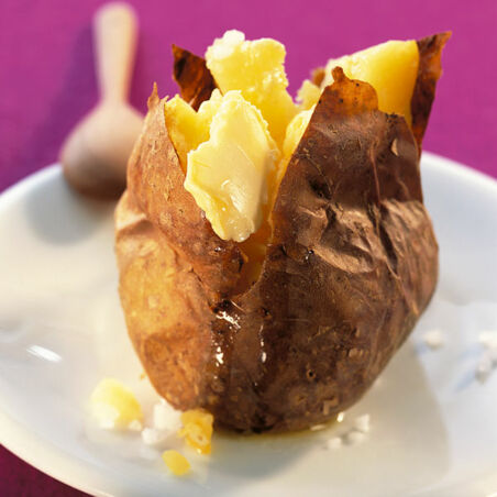 Ofenkartoffeln mit Butter Ofenkartoffeln mit Butter