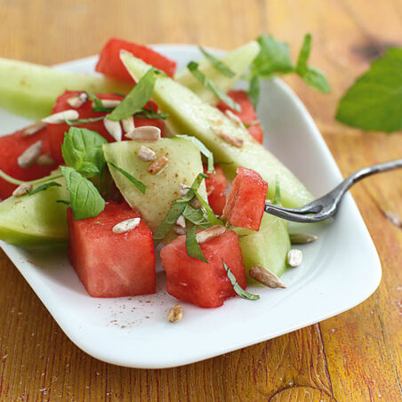 Melonen-Salat Melonen-Salat