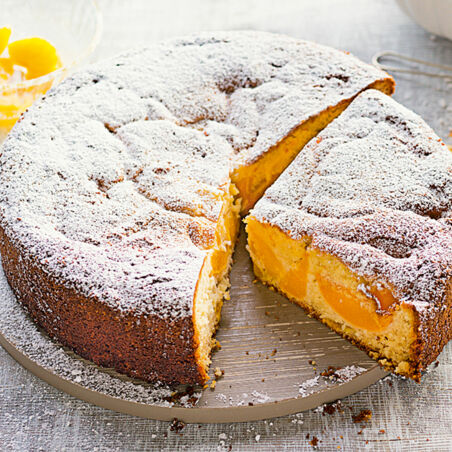 Kokos-Pfirsichkuchen Kokos-Pfirsichkuchen