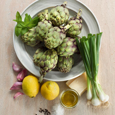 Gebratene Artischocken Gebratene Artischocken