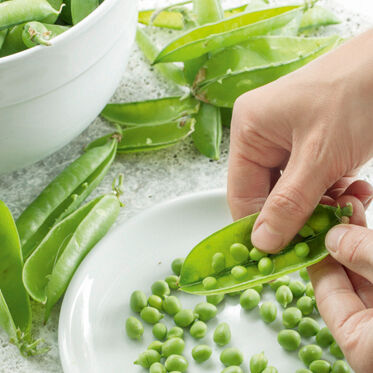 Erbsen mit Kopfsalat Erbsen mit Kopfsalat