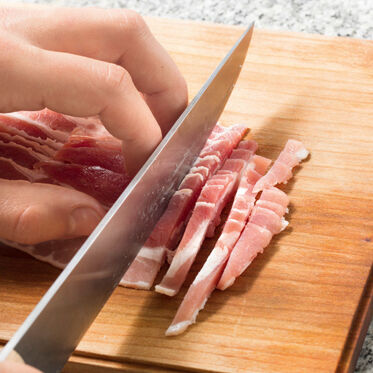 Scholle mit Speck Scholle mit Speck