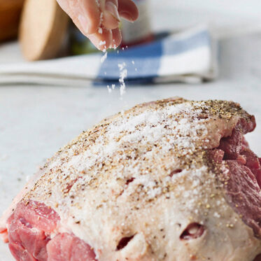 Lammkeule mit Knoblauch Lammkeule mit Knoblauch