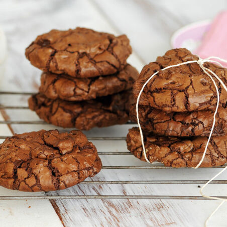Schokoladen-Cookies mit Walnüssen