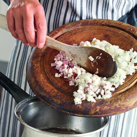 Gänseschmalz mit Äpfeln und Zwiebeln Gänseschmalz mit Äpfeln und Zwiebeln