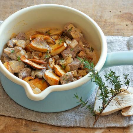 Steinpilz-Kalbsgulasch Steinpilz-Kalbsgulasch