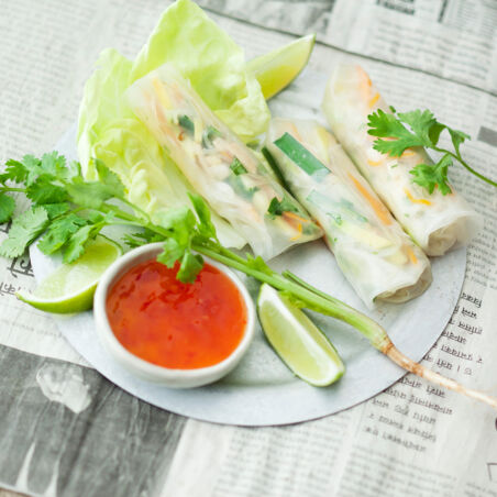 Frische Frühlingsrollen Frische Frühlingsrollen