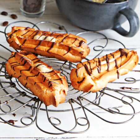 Kaffeesahne-Eclairs Kaffeesahne-Eclairs