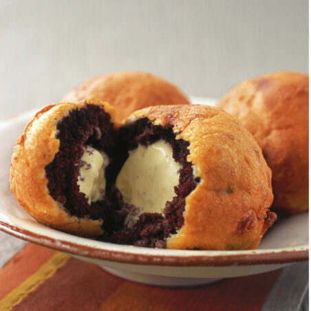 Schokoladeneiskrapfen Schokoladeneiskrapfen