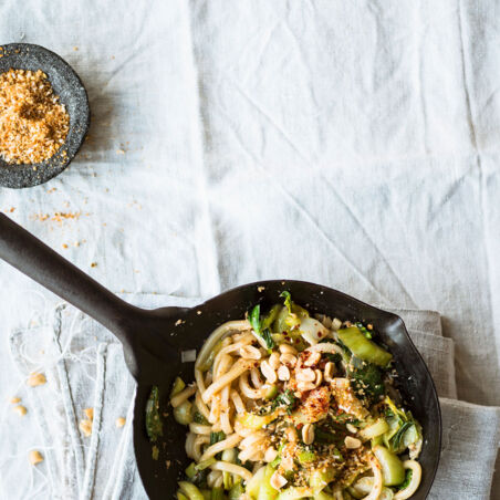 Pakchoi-Udon-Wok Pakchoi-Udon-Wok