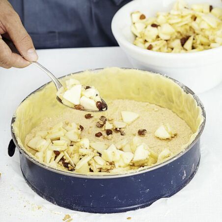 Gedeckter Apfelkuchen Gedeckter Apfelkuchen