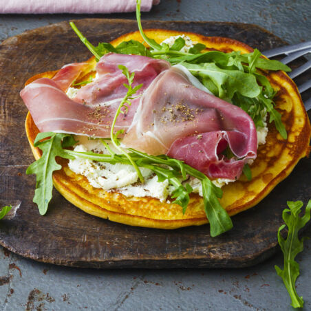 Herzhafte Pfannkuchen Herzhafte Pfannkuchen