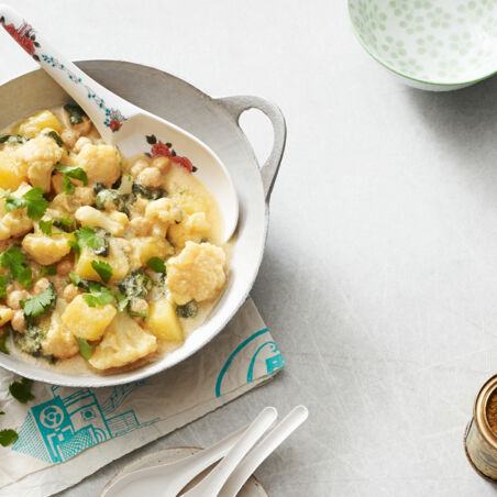 Blumenkohl-Kichererbsen-Curry Blumenkohl-Kichererbsen-Curry