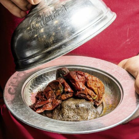 GEFÜLLTE GETROCKNETE AUBERGINEN UND PAPRIKA GEFÜLLTE GETROCKNETE AUBERGINEN UND PAPRIKA