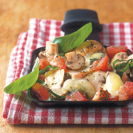 Tomatenpilze mit Gorgonzola Tomatenpilze mit Gorgonzola