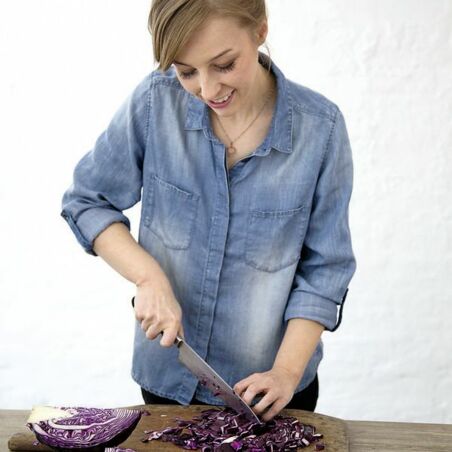 Rotkohl-Strudeltaschen mit sahnigem Lauch