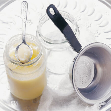 Geklärte und gesalzene Butter Geklärte und gesalzene Butter