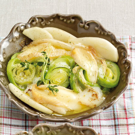 Lauch-Birnen-Pfännchen Lauch-Birnen-Pfännchen