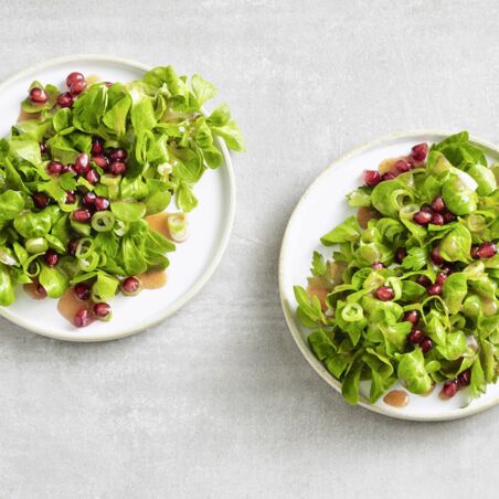Feldsalat mit Granatapfel Feldsalat mit Granatapfel