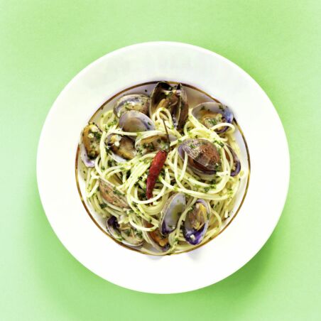 Spaghetti mit Venusmuscheln Spaghetti mit Venusmuscheln