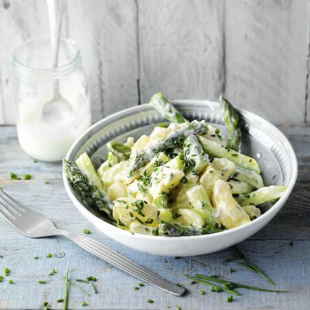 Kartoffelsalat mit grünem Spargel Kartoffelsalat mit grünem Spargel