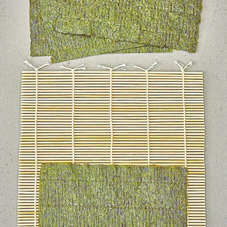 Tempura-Lachstatar-Uramaki Tempura-Lachstatar-Uramaki