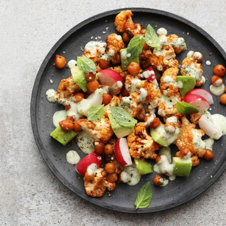 Gebackener Blumenkohlsalat Gebackener Blumenkohlsalat